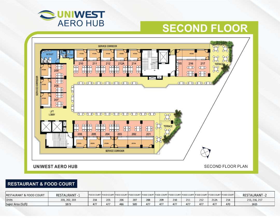  Food Court Layout